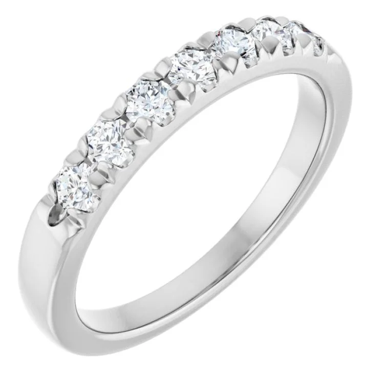 Sparkling Engagement Rings With Diamond Details-Platinum 3/8 CTW Lab-Grown Diamond Anniversary Band