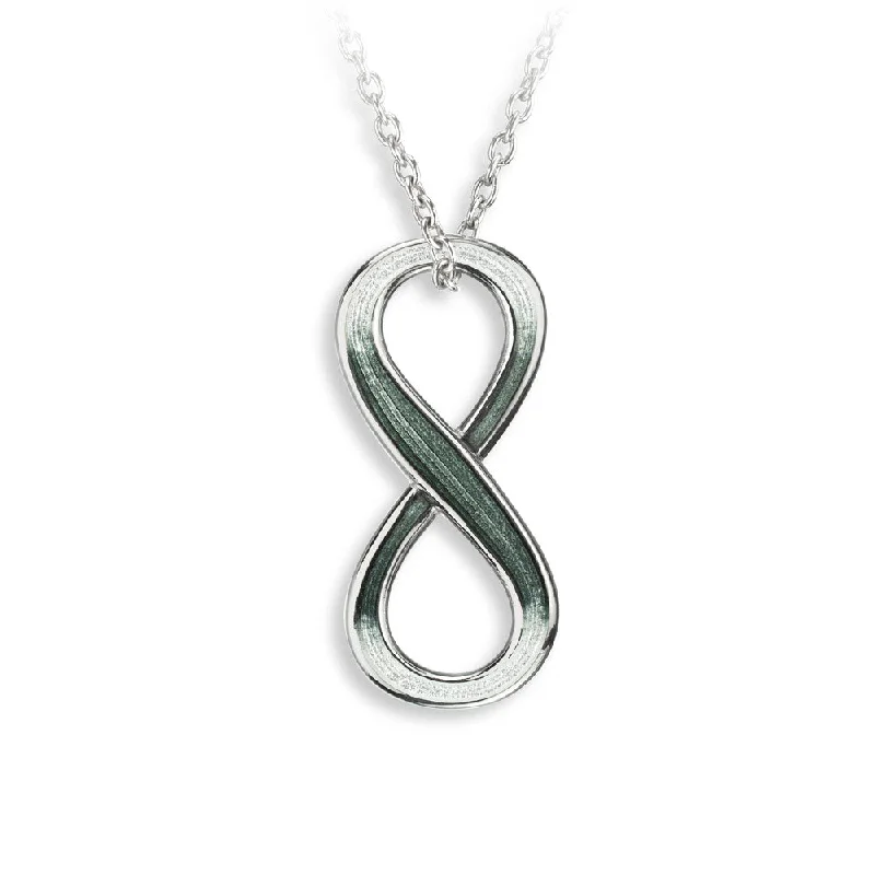 Simple Pendant Necklace For Day-to-Day Use-<ul>
	<li>Enamelled on both sides for versatility</li>
	<li>Adjustable 20 inch rolo chain</li>
	<li>Rhodium Plated for easy care</li>
	<li>Gift Boxed</li>
</ul>