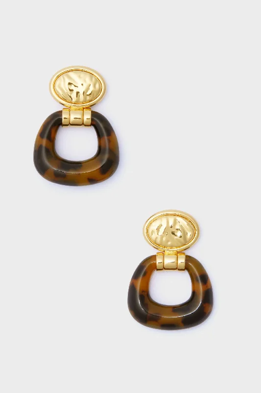 Minimalist Earrings For Sophisticated Look-Tortoise Ellis Earrings