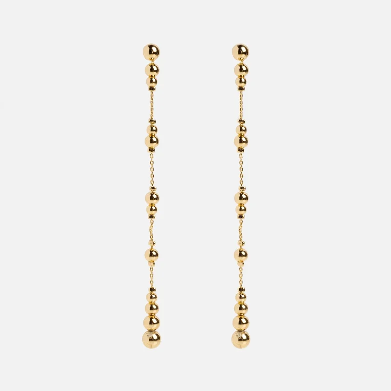 Large Statement Earrings For Fashionistas-Gold Betsy Earrings