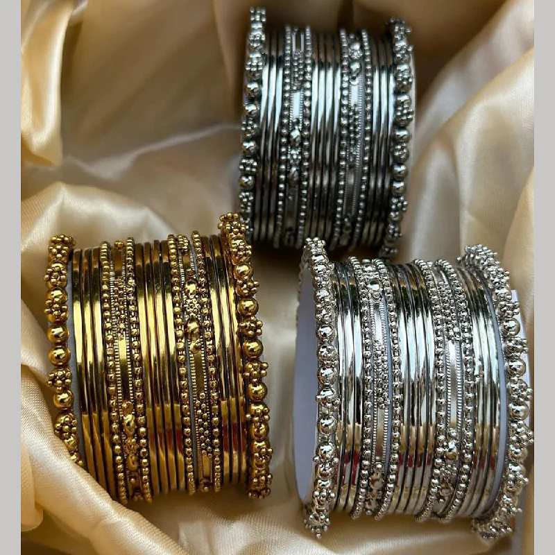 Classic Gemstone Bangles For Wedding Jewelry-Pooja Bangles Bangles Set