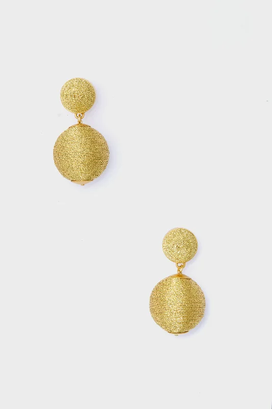 Simple Gold Earrings For Holiday Gifts-Gold Petite Lantern Earrings