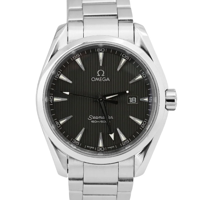 Trendy Women’s Watches With Mesh Bands-Omega Seamaster Aqua Terra Gray Stainless Steel 38.5mm 231.10.39.61.06.001 BOX