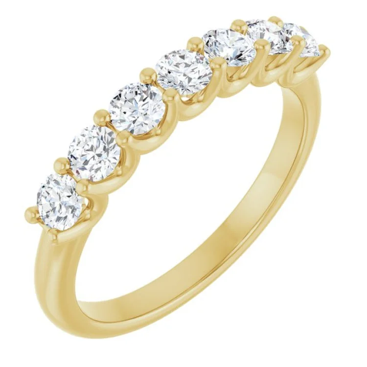 Unique Men’s Rings For Wedding Day-14K Yellow 5/8 CTW Lab-Grown Diamond Anniversary Band