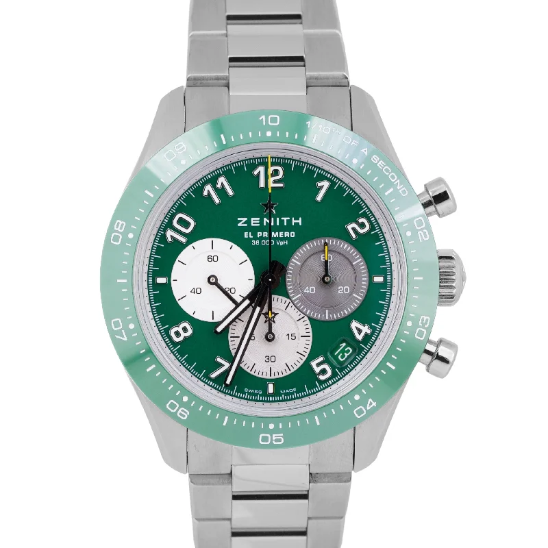 Minimalist Watches For Women-PAPERS Zenith Chronomaster Sport AARON RODGERS 41mm 03.3117.3600/56.M3100 BOX