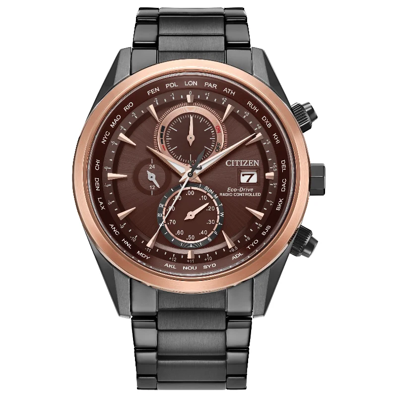 Stylish Watches For Men’s Fashion-Citizen Eco-Drive Sport Luxury A-T AT8267-51X