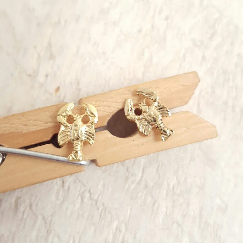 Chic Drop Earrings For Night Out-Gold Lobsters