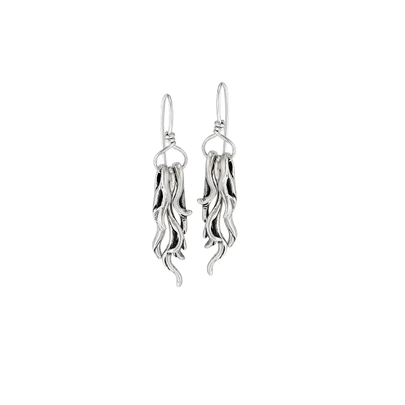 Statement Earrings For Holiday Parties-Spanish Moss Earrings