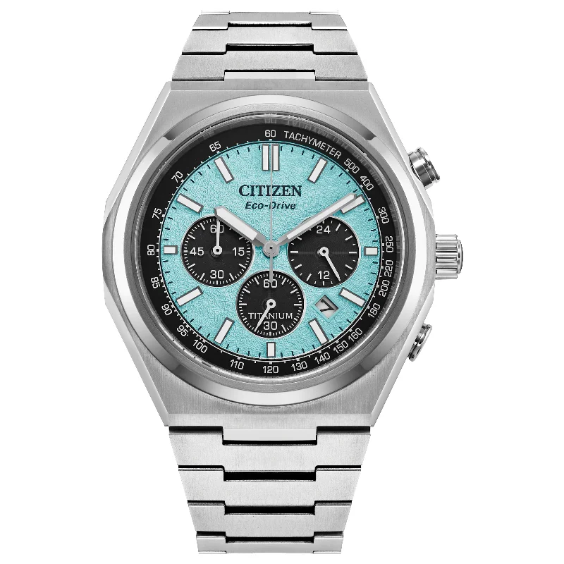 Women’s Watches With Interchangeable Straps-Citizen Eco-Drive Zenshin Chrono CA4610-85M