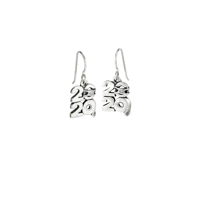 Designer Earrings With Diamonds For Gifts-"Is it Over Yet?" 2020 Earrings