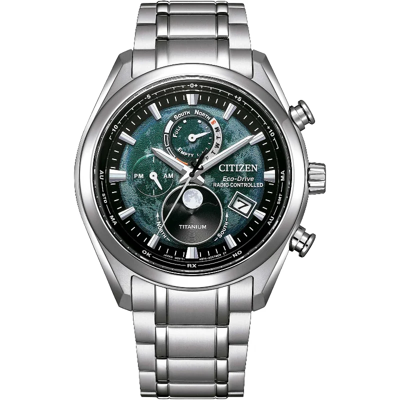 Fashion Watches For Women With Crystal Faces-Citizen Eco-Drive Tsuki-Yomi A-T BY1010-57X