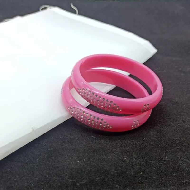 Simple Custom Bangles For Special Occasions-Pooja Bangles Acrylic Bangle Set