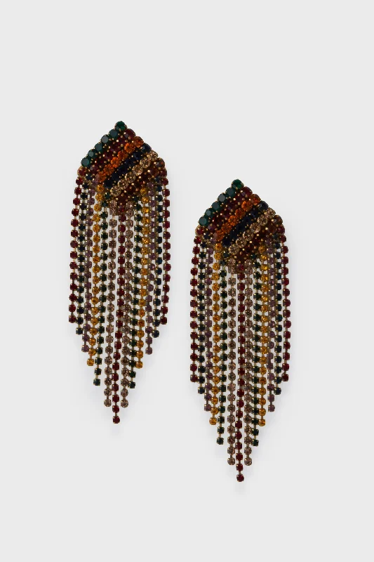 Bohemian Drop Earrings For Festivals-Multi Niomi Earrings