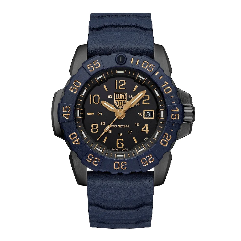 Digital Watches With Step Tracking-Luminox Navy Seal Foundation Back to the Blue Series 3255.CB.NSF